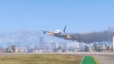 Airbus A380 engine fire emergency landing