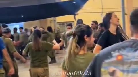 Israeli soldiers take a break from genocide to drug fueled rave