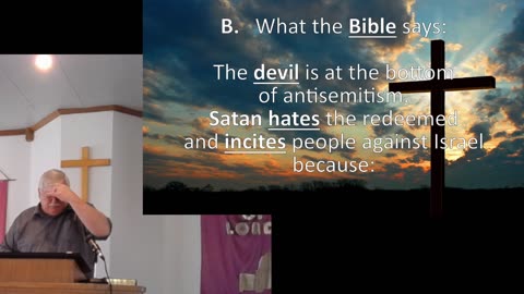 God's Position on Israel - Part 4, "Antisemitism is anti-Christ", Sunday Worship, November 12, 2023