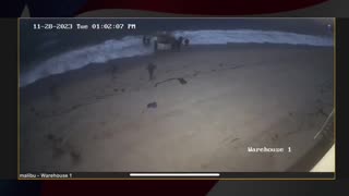 NEW: video from Malibu, California, shows a boat full of illegal immigrants landing on a beach