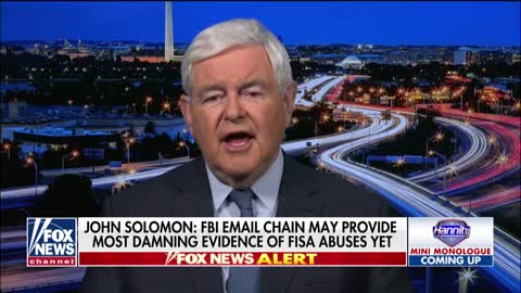 Newt Gingrich and Sean Hannity discuss latest FISA abuse findings