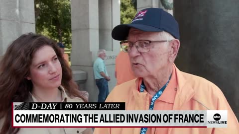 WWII vet's granddaughter honors grandpa on D-Day ABC News