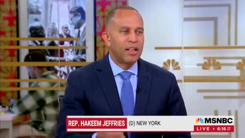 (D) Hakeem Jeffries Projects on MSNBC: Republicans Apparently Don't Believe in Democracy Anymore