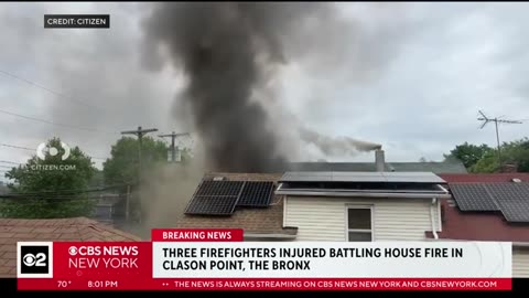 Firefighter revived with _miracle drug_ after collapsing during Bronx house fire CBS New York