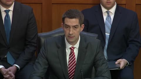 Sen. Tom Cotton: "We are witnessing a breakdown of society. There are many Americans