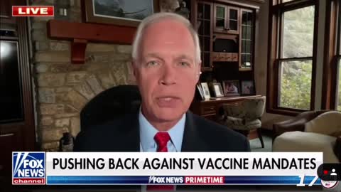 Senator Johnson mentions on-air that Pfizer vaccine is NOT approved by the FDA