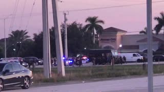 Police Confrontation at Miramar Parkway