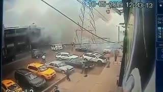 Video: Momento de la fuerte explosión en Bogotá que dejó cuatro muertos y 25 heridos