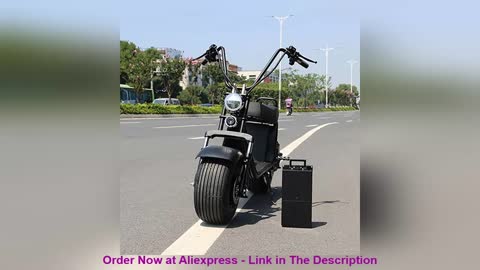 ✨ Citycoco Electric Motorcycle Max Speed 45KM/H 1500W Powerful Motor 60V20AH Two Wheel 18 Inch