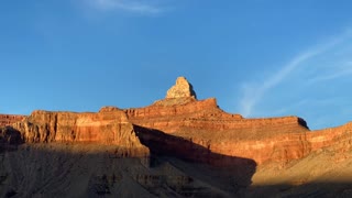 Sunset at Curly's camp, Grand Canyon