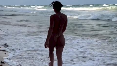 Sexy walk on Beach