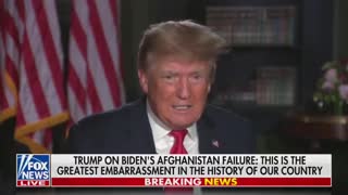 Trump: Biden Disgraced US In Front of China and Other Enemies...