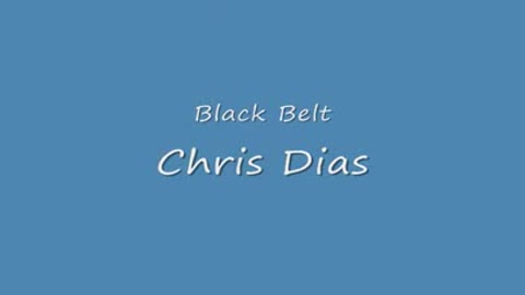 Chris Tae Kwon Do Black Belt (Low)