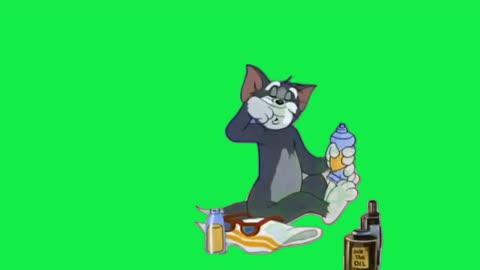 Tom and Jerry Green Screen Cartoon Video