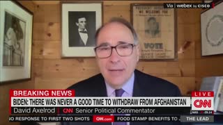 David Axelrod on Afghanistan withdrawal