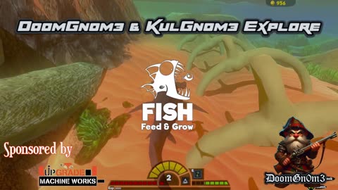 DoomGnome & KulGnome Explore: Feed & Grow Fish, Challenge Who Can Be The Biggest Fish?