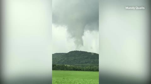 Video shows funnel clouds in upstate New York