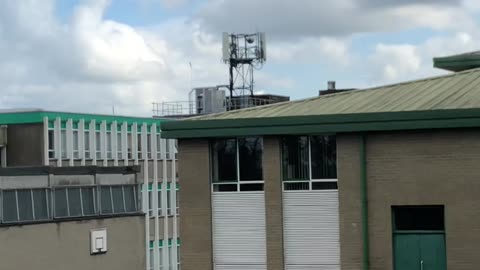 2G 3G 4G 4G+ & 5G mast on roof of Saint Mary's Grammar School, Belfast 10/06/2024