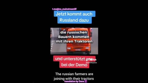 Los agricultores rusos en apoyo de los agricultores alemanes