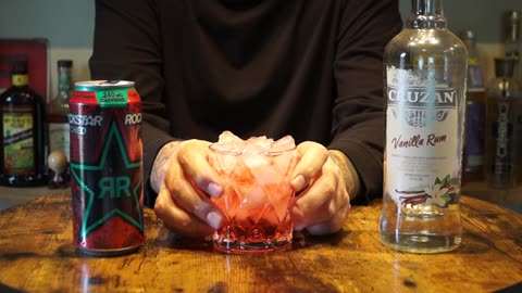 Cruzan Vanilla Rum & Rockstar Punched Watermelon