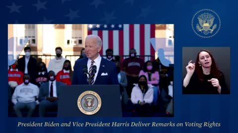Biden Announces Support For Filibuster Reform For Voting Rights Bill In Georgia Speech