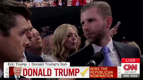 Eric Trump Says He’s a Proud Son and Speaks Facts