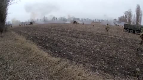 Russian tanks destroyed by JOINT ATTACK by Ukrainian artillery and Ukrainian Volunteer Corps