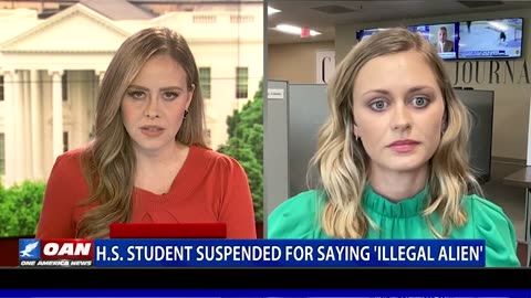 High School Student Suspended For Saying "Illegal Alien"