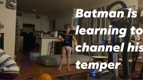 Batman is learner control his anger