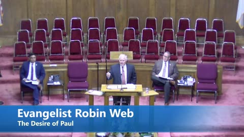 Evangelist Robin Web // The Desire of Paul