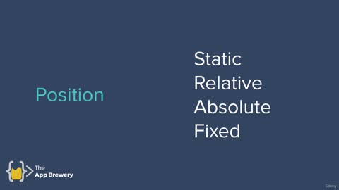 35 - CSS Static and Relative Positioning