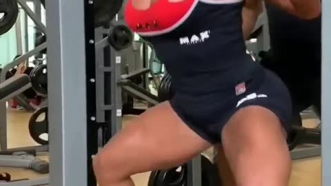 Girl gym video 🔥🔥🔥#workout #gymlovers #fitness #hot Girl's Fitness