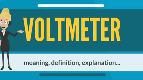 What is VOLTMETER? What does VOLTMETER mean? VOLTMETER meaning, definition & explanation