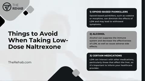 What to Avoid When Taking Low Dose Naltrexone