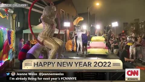 Things on CNN got a little weird on New Year's Eve
