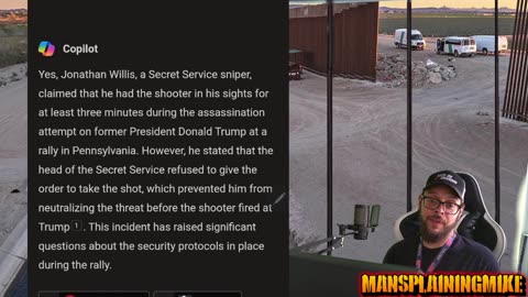 BREAKING :Jonathan Willis sniper " iwas ordered not to take the shot couldve avoided Trump bein shot