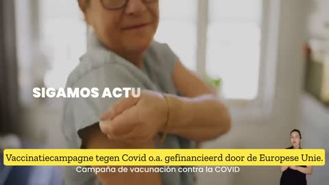 Vaccinatiepropaganda Spanje - EU en Spaanse overheid