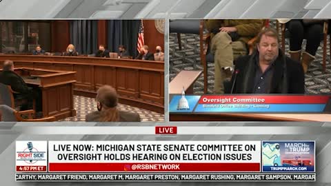 Witness # 52 testifies at Michigan House Oversight Committee hearing on 2020 Election. Dec. 2, 2020.