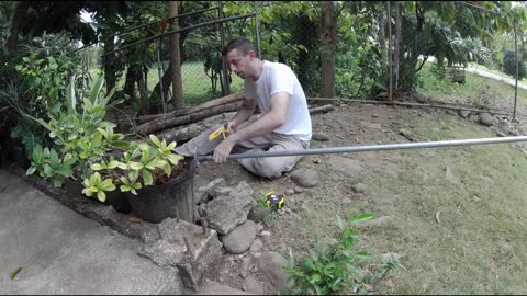 Installing The Metal Fence At Our Home In The Philippines