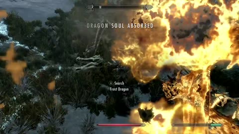 Slaying Two Dragons At Once In Skyrim! No Joke!😮