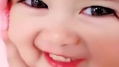 Cute baby smile