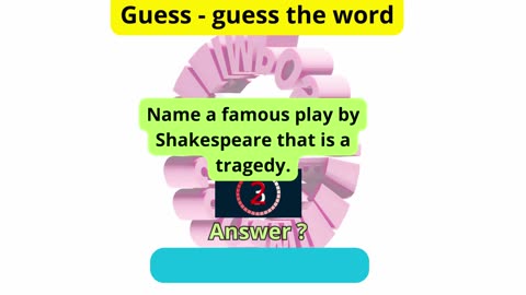 5 guess the words - What's the speed of light in a vacuum?