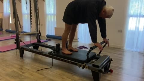 Pilates exercise on reformer - The Elephant