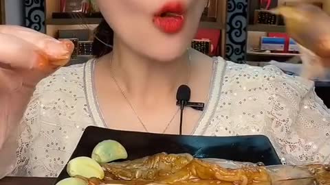 A variety of soy sauce shrimp mukbang ASMR REAL SOUNDS EATING SHOW MUKBANG #77
