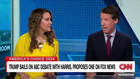 Trump backs out of ABC debate vs. Harris, pushes for Fox News instead | CNN News