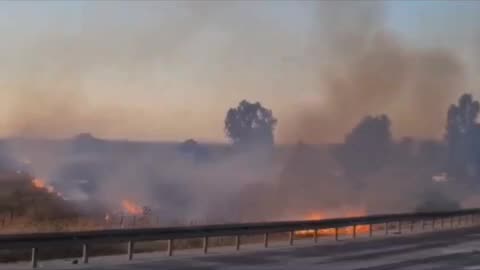 Northern Israel is on fire after Hezbollah fired dozens of rockets from Lebanon.