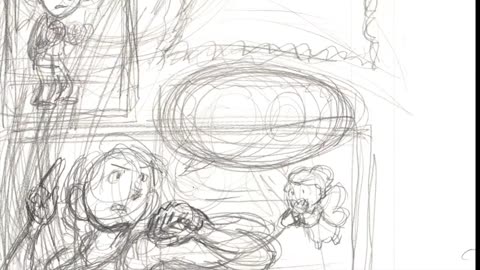 Time lapse: Penciling page 71 in 15 minutes