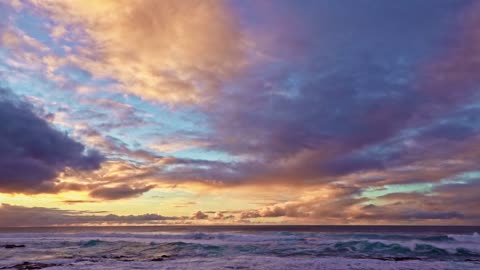 Sea sky wave ocean