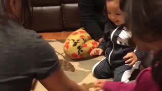 Toddler Nails Water Bottle Flip On His First Try