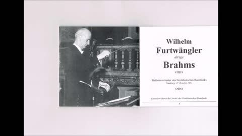 Brahms - Haydn Variationen Furtwangler Hamburg